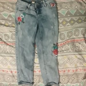 Cropped jeans